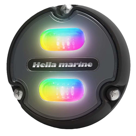 Hella Marine Apelo A1 RGB Underwater Light  1800 Lumens  Black Housing  Charcoal Lens
