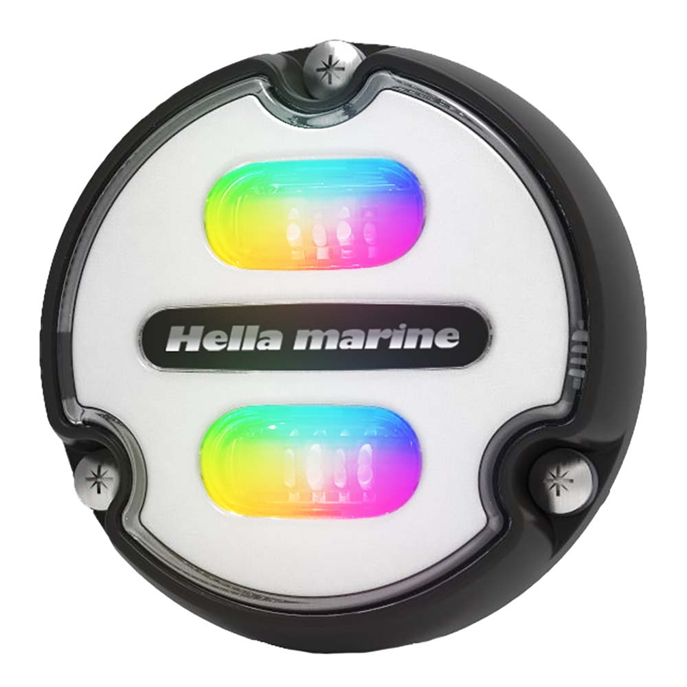 Hella Marine Apelo A1 RGB Underwater Light  1800 Lumens  Black Housing  White Lens