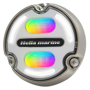 Hella Marine Apelo A2 RGB Underwater Light  3000 Lumens  Bronze Housing  White Lens wEdge Light