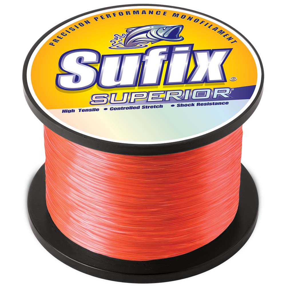 Sufix Superior Neon Fire Monofilament  6lb  2155 yds