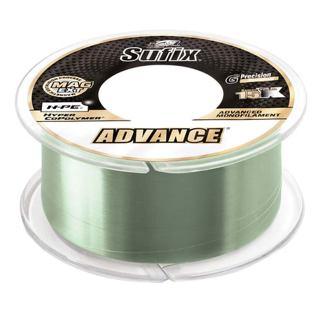 Sufix Advance Monofilament  20lb  LowVis Green  330 yds
