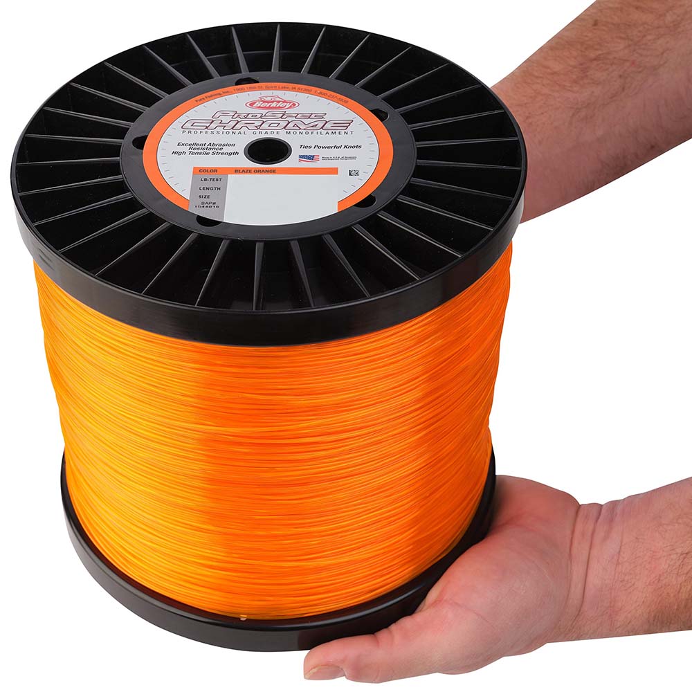Berkley ProSpec Chrome Blaze Orange Monofilament  60 lb  4750 yds  PSC5B6080
