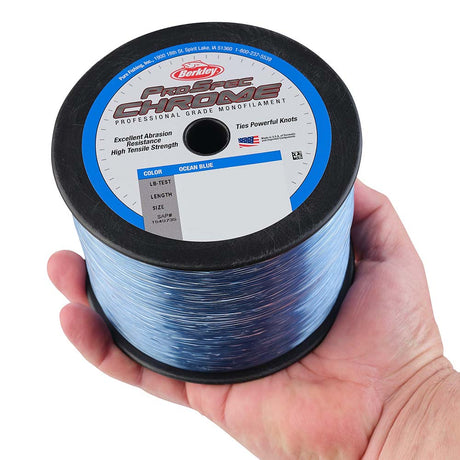 Berkley ProSpec Chrome Ocean Blue Monofilament  40 lb  1000 yds  PSC1B40OBL