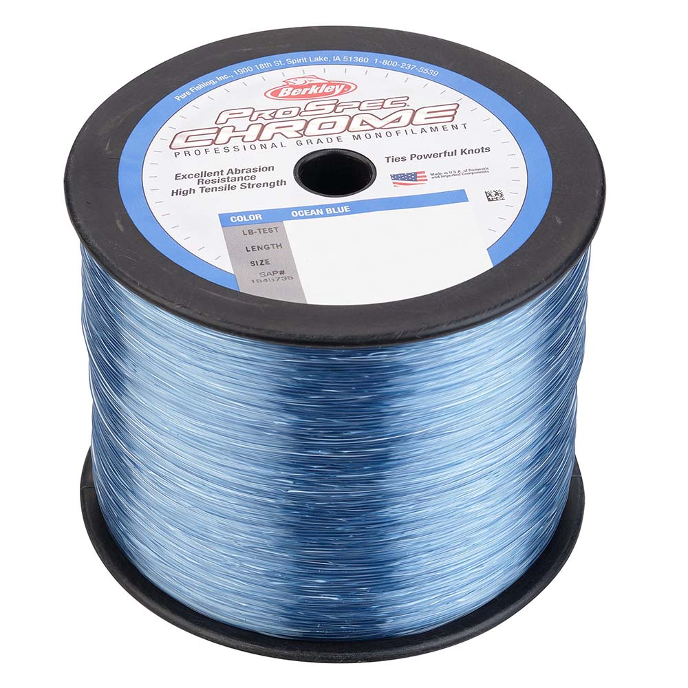 Berkley ProSpec Chrome Ocean Blue Monofilament  30 lb  1000 yds  PSC1B30OBL