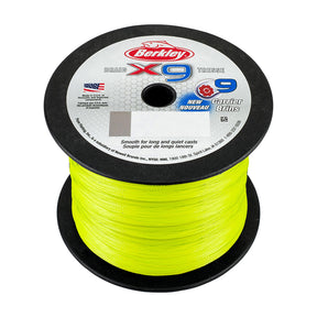 Berkley x9 Flame Green Braid  6lb  2188 yds  X9BBK6GG