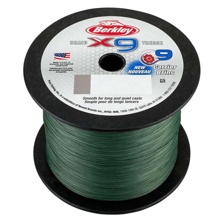 Berkley x9 Braid LowVis Green  20lb  2188 yds  X9BBK2022
