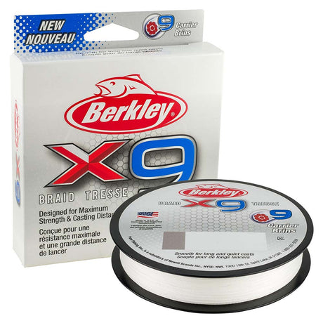 Berkley x9 Braid Crystal  20lb  328 yds  X9B33020CY