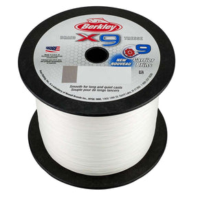 Berkley x9 Braid Crystal  30lb  2188 yds  X9BBK30CY