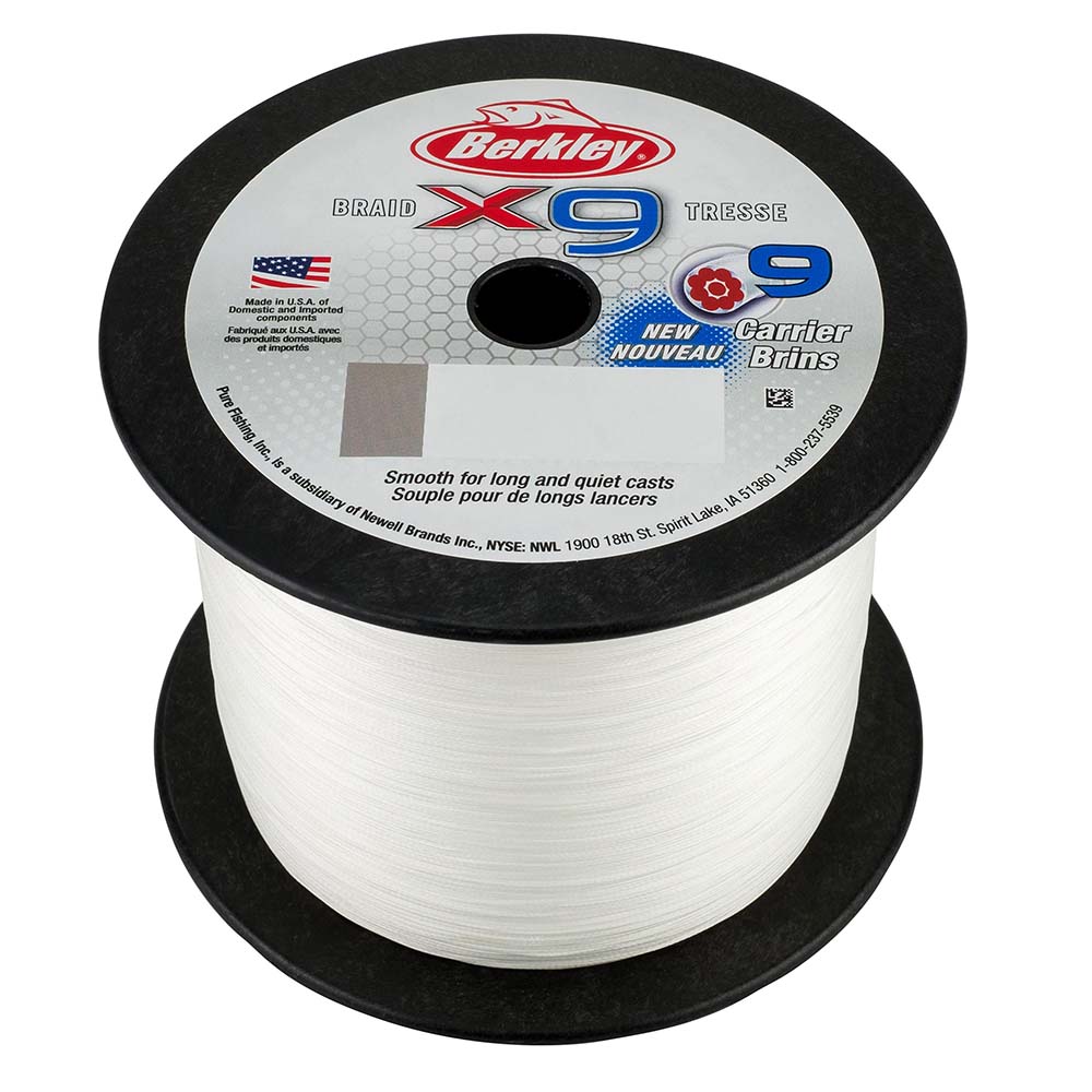 Berkley x9 Braid Crystal  40lb  2188 yds  X9BBK40CY