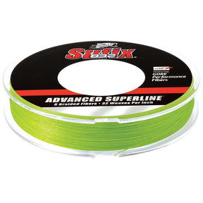 Sufix 832 Advanced Superline Braid  15lb  Neon Lime  300 yds