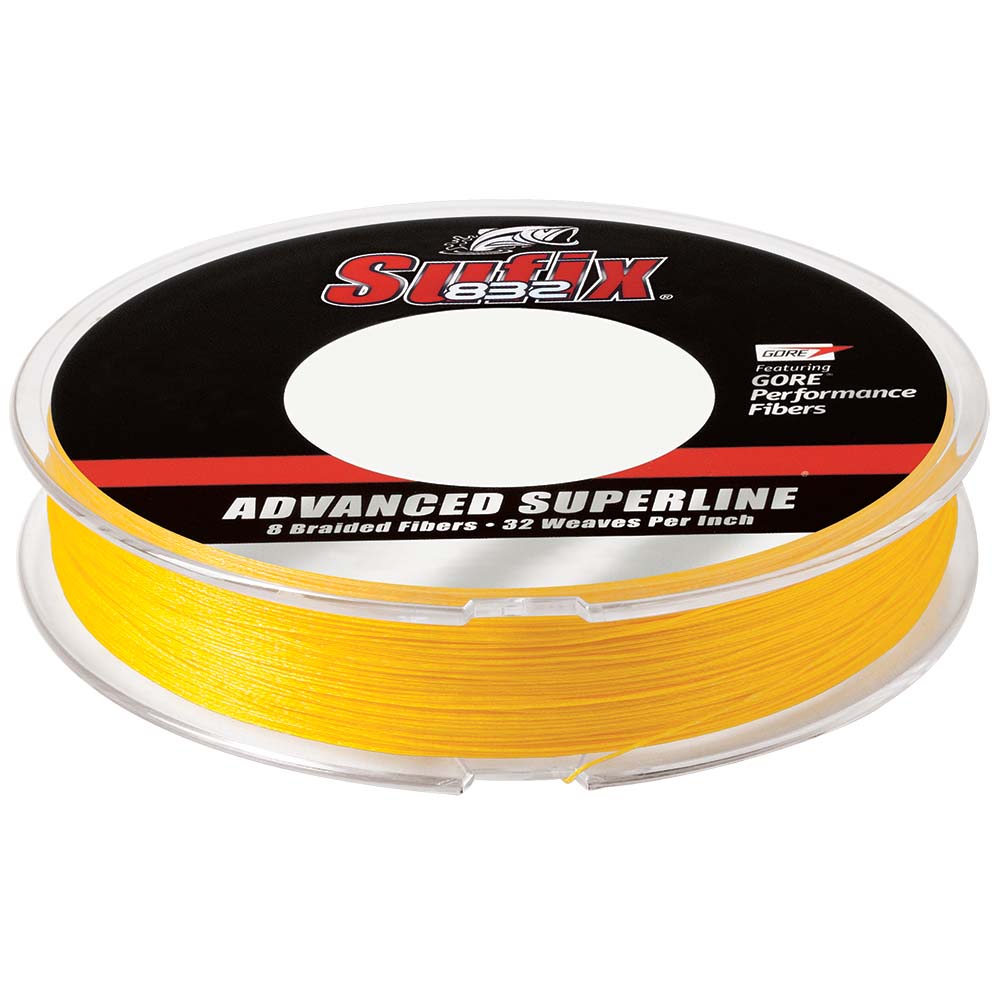 Sufix 832 Advanced Superline Braid  20lb  HiVis Yellow  300 yds