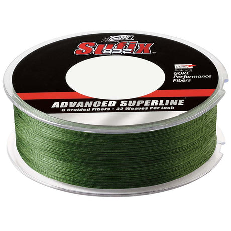 Sufix 832 Advanced Superline Braid  20lb  LowVis Green  600 yds