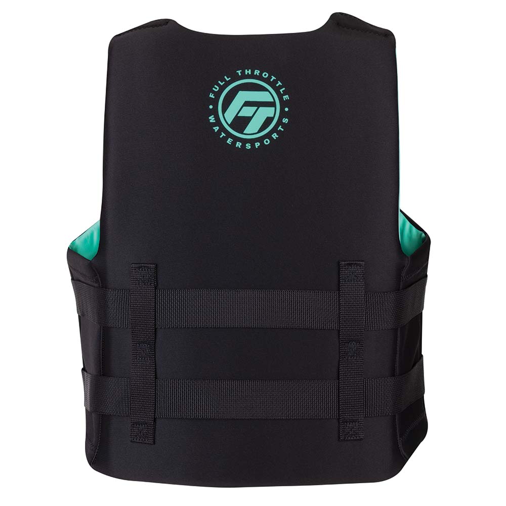 Full Throttle Adult RapidDry Life Jacket  SM  AquaBlack