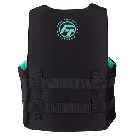 Full Throttle Adult RapidDry Life Jacket  SM  AquaBlack