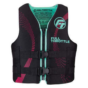 Full Throttle Adult RapidDry Life Jacket  SM  AquaBlack