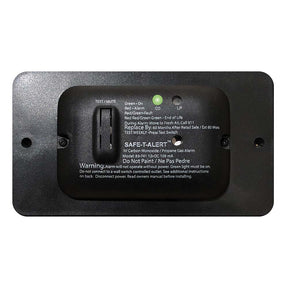 SafeTAlert 85 Series Carbon Monoxide Propane Gas Alarm  12V  Black