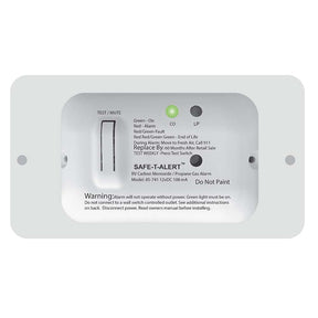 SafeTAlert 85 Series Carbon Monoxide Propane Gas Alarm  12V  White
