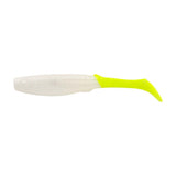 Berkley Gulp Paddleshad  4  Pearl WhiteChartreuse