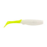 Berkley Gulp Paddleshad  4  Pearl WhiteChartreuse