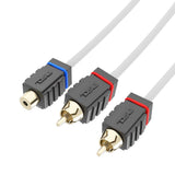 DS18 Marine Tinned OFC RCA Cable  1 Female to 2 Male