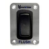 Raritan Momentary Flush Switch wStainless Steel Faceplate