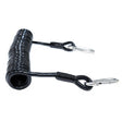 Tigress HeavyDuty Coiled Safety Tether  1200lbs