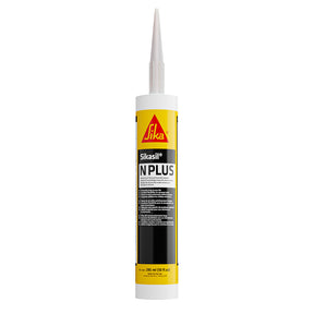 Sika SikasilN Plus White 10oz wNozzle
