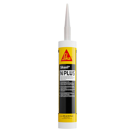 Sika SikasilN Plus White 10oz wNozzle