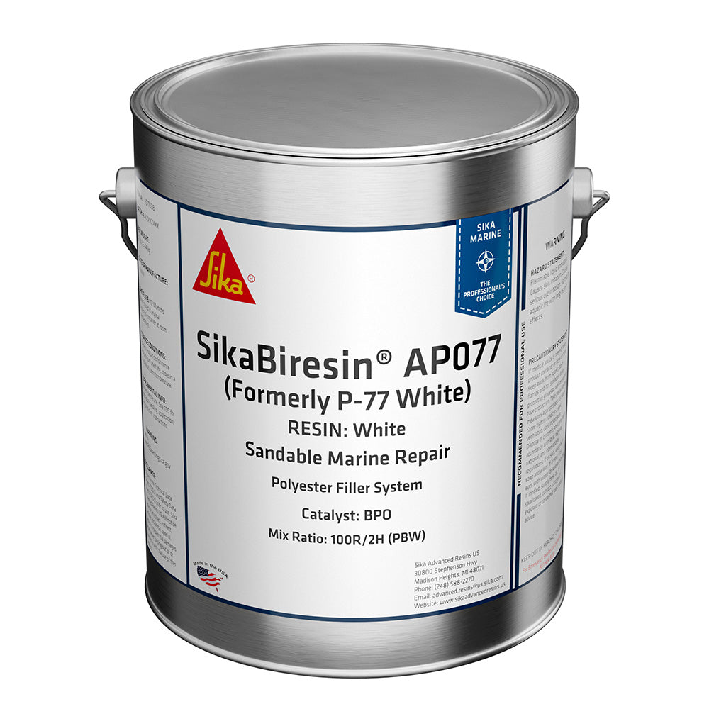 Sika SikaBiresin AP077 Polyester Fairing Compound AboveBelow Waterline  Quart