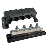 Victron Busbar 600A 4P  Cover 4X 38 Plus 4X M8 Terminals