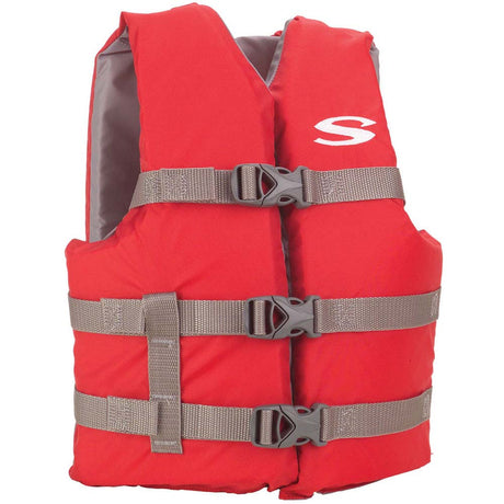 Stearns Youth Classic Vest Life Jacket  5090lbs  RedGrey