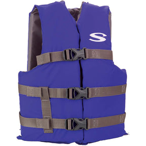 Stearns Youth Classic Vest Life Jacket  5090lbs  BlueGrey