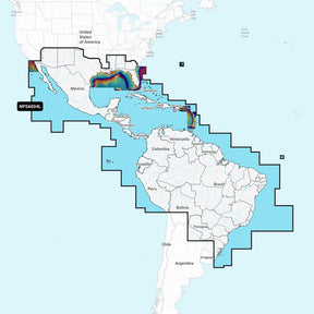Navionics Platinum NPSA004L  Mexico Caribbean to Brazil