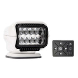 Golight Stryker ST Series Permanent Mount White 12V LED wHard Wired Dash Mount Remote 30204ST