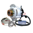 Balmar Alternator 120 AMP 12V 12 Single Foot Spindle Mount Dual Vee Pulley Regulator  Temp Sensor