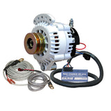 Balmar Alternator 120 AMP 12V 12 Single Foot Spindle Mount Dual Vee Pulley Regulator  Temp Sensor
