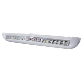 Lumitec Razor Light Bar  Flood  White Housing wInverted Logo Flush Mount