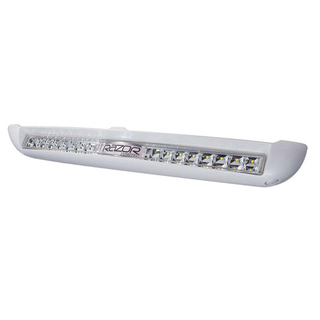 Lumitec Razor Light Bar  Flood  White Housing wInverted Logo Flush Mount