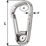 Wichard Asymmetric Carbine Hook  Length 170mm  1532