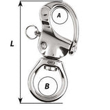 Wichard HR Snap Shackle  Large Bail  Length 105mm