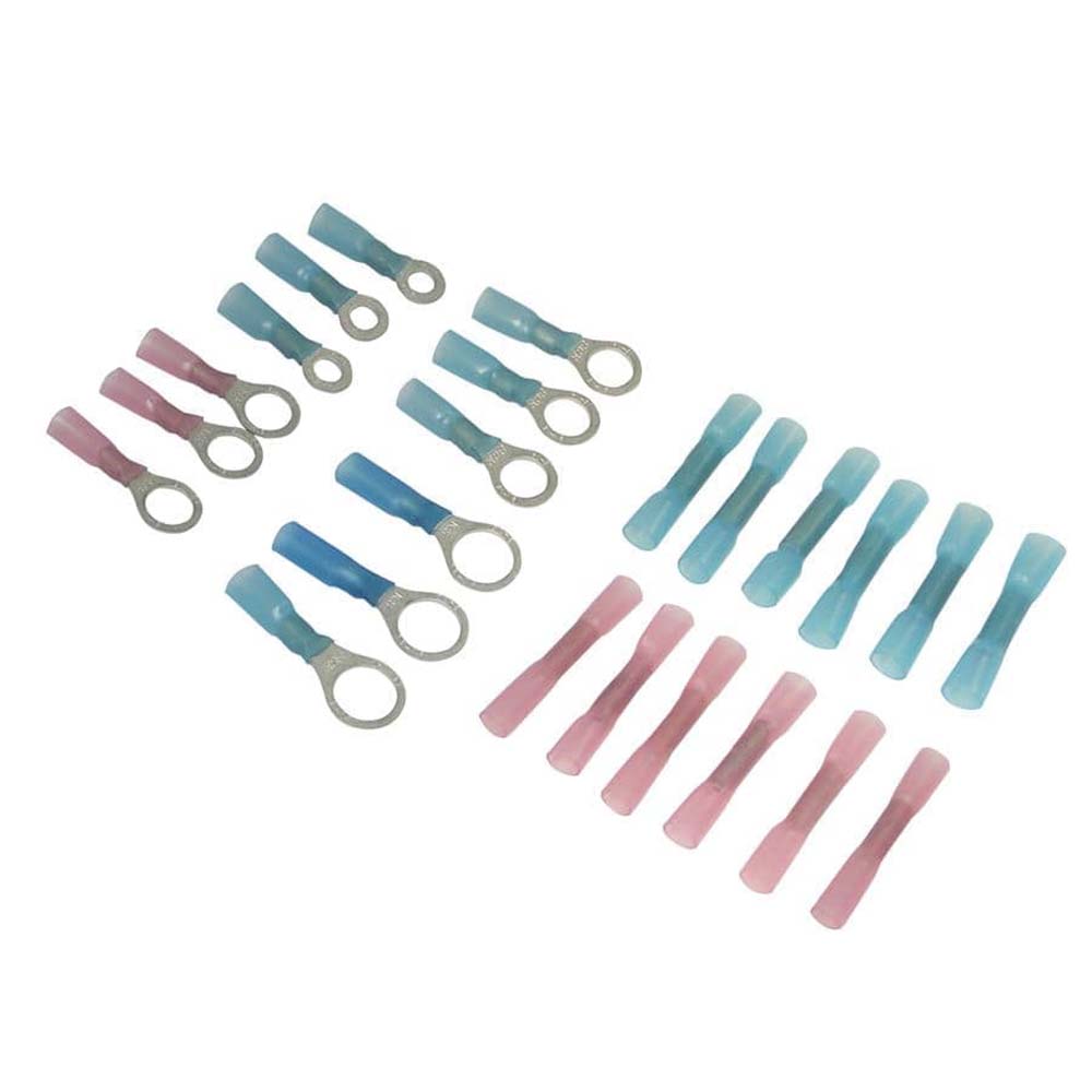 TH Marine Heat Shrink Terminal Connector Kit 24Piece