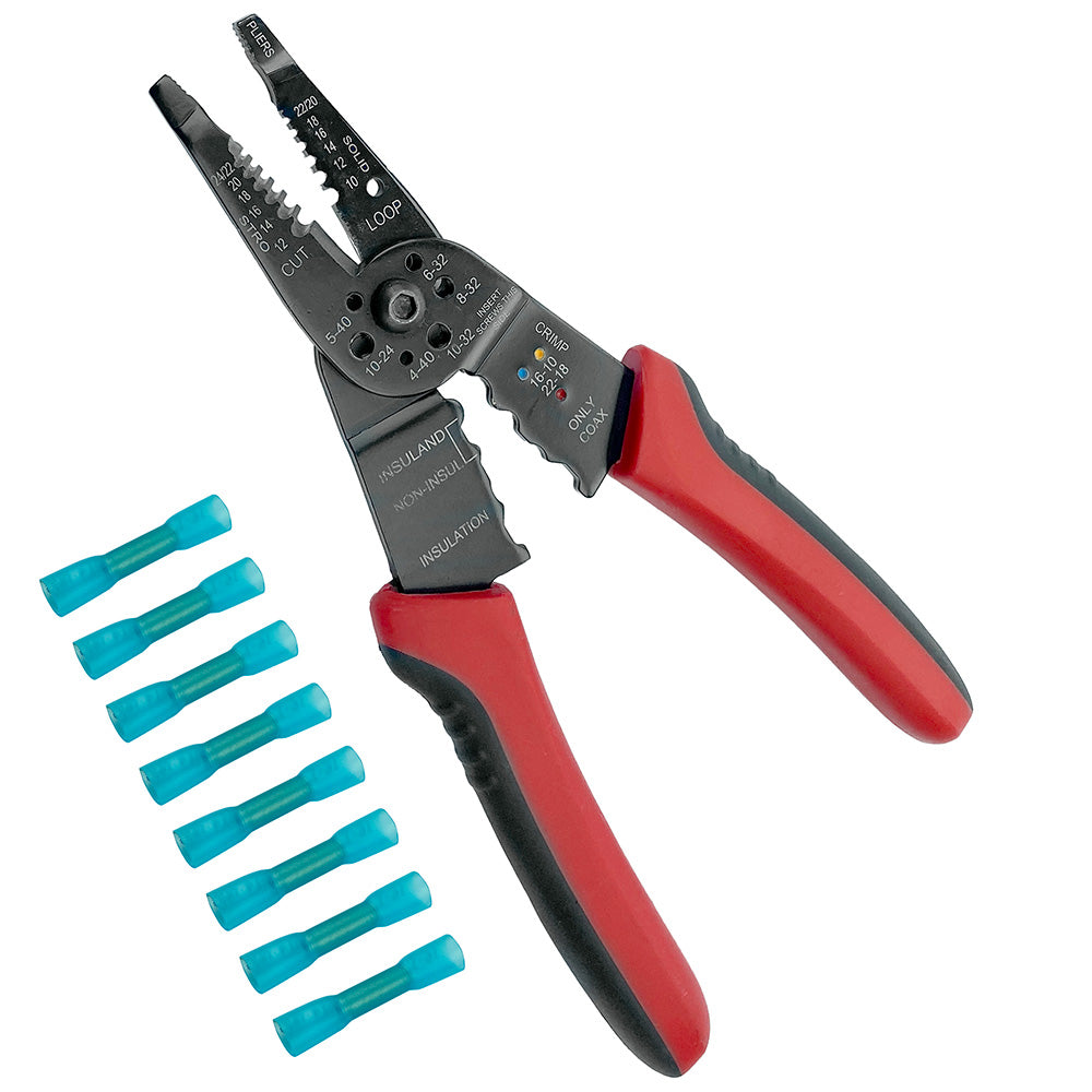TH Marine Heat Shrink Kit w6In1 Wire Tool  Connectors