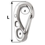 Wichard 3 HR Safety Snap Hook  75mm