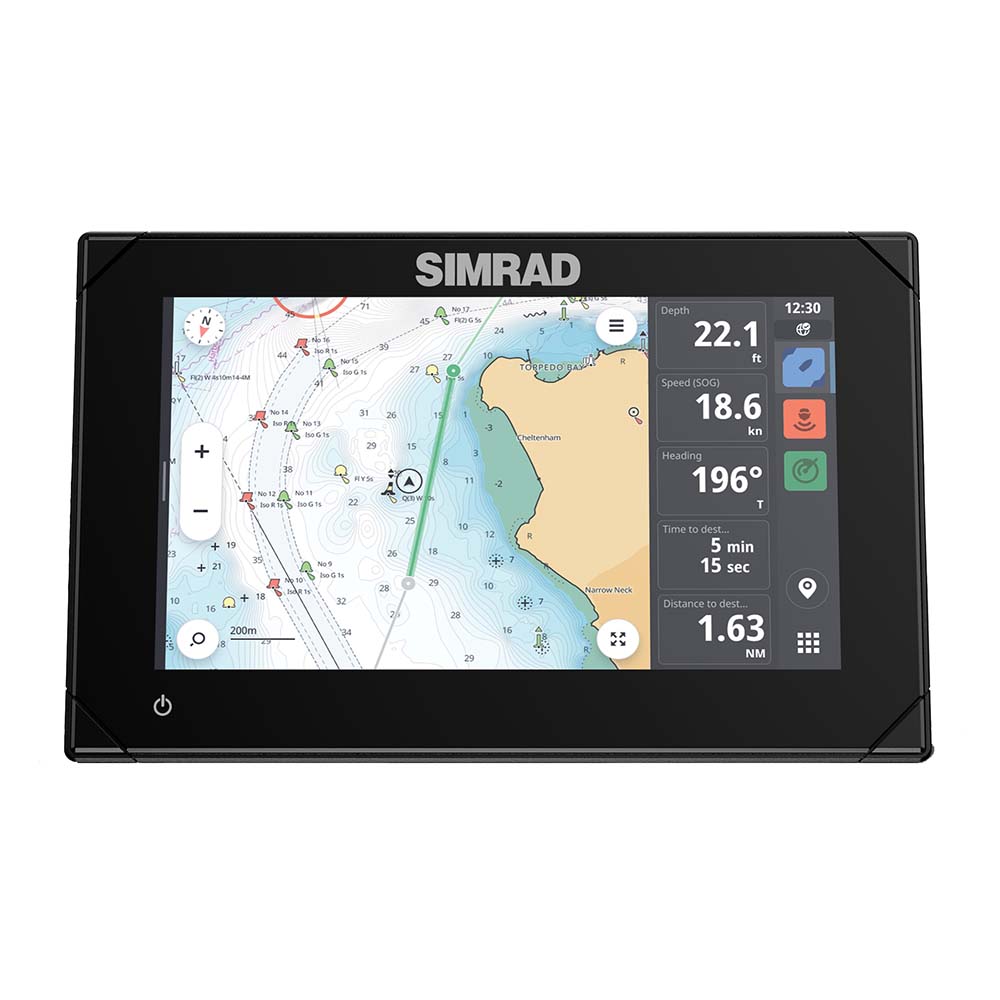 Simrad NSX 3007 7 Combo Chartplotter  Fishfinder  Display Only  No Transducer
