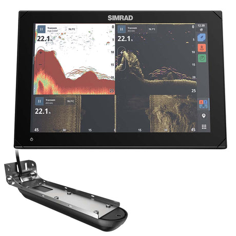Simrad NSX 3012 12 Combo Chartplotter  Fishfinder wActive Imaging 3in1 Transducer