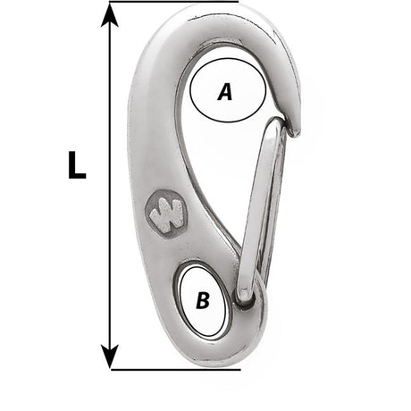 Wichard Safety Snap Hook  75mm