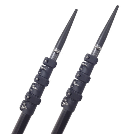 Lees 16 Telescoping Carbon Fiber Outrigger Poles fSidewinder Mount