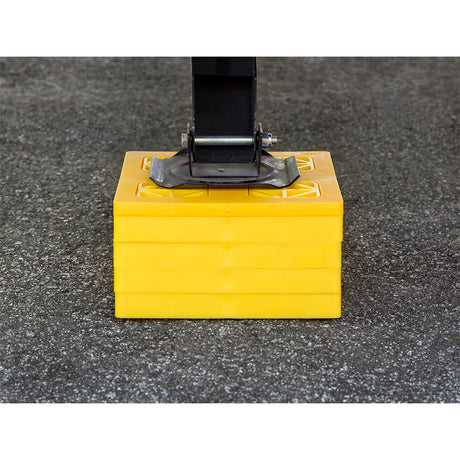 Camco FasTen Leveling Blocks wTHandle  2x2  Yellow 10Pack