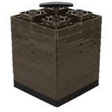 Camco FasTen Leveling Blocks wTHandle  2x2  Brown 10Pack