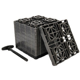 Camco FasTen Leveling Blocks XL wTHandle  2x2  Grey 10Pack